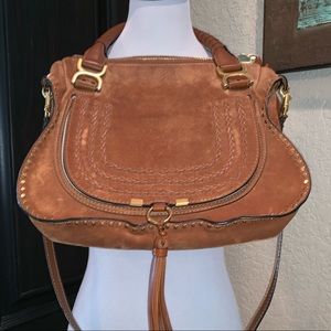 CHLOE MARCIE SUEDE EUC MEDIUM
